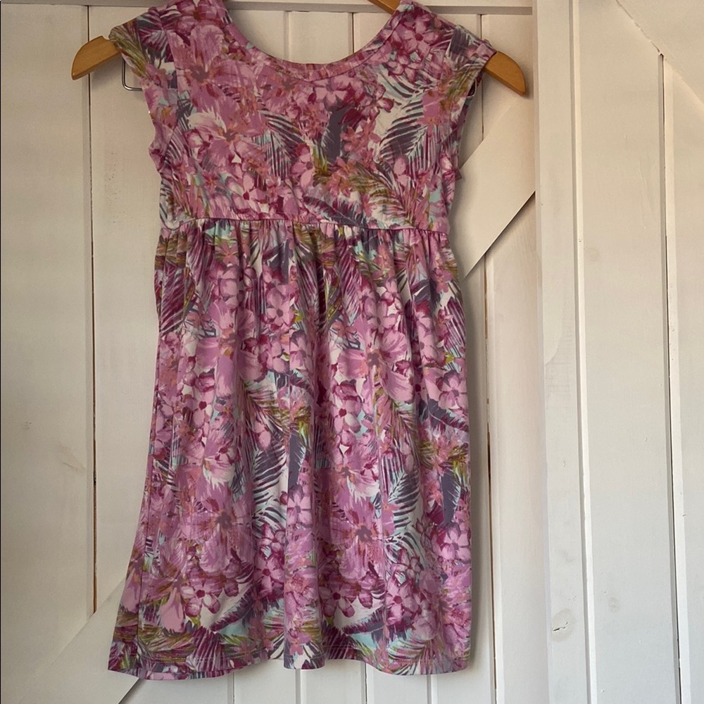Jessica Simpson Girls 6x Floral Soft Pink Kids Dress Spring Casual